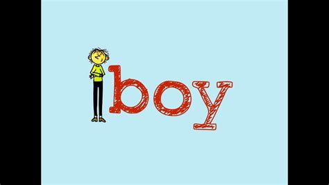 Boy Sight Word Song For The Word Boy Youtube