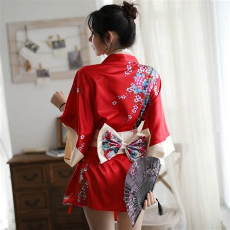 Ladies Sexy Lingerie Japanese Kimono Cosplay Sexy Pajamas Set From Henryyao 21 32 Dhgate
