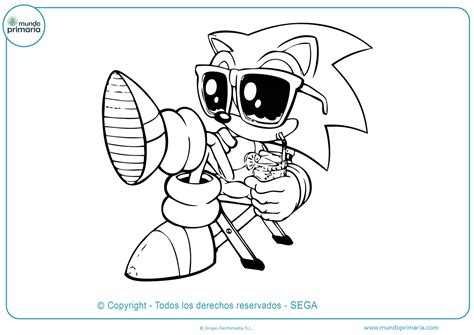 Sonic Para Colorear E Imprimir Dibujos De Sonic Para Colorear E