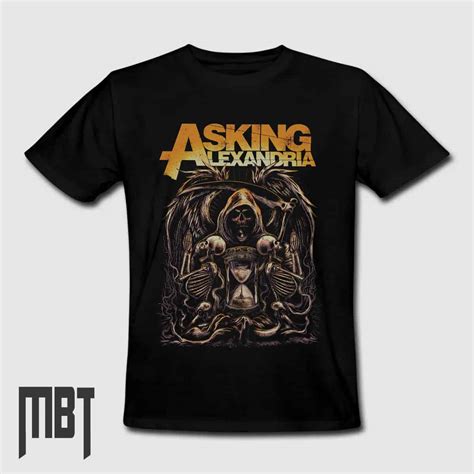 Asking Alexandria T Shirt Asking Alexandria Tee Shirt Metal Merch