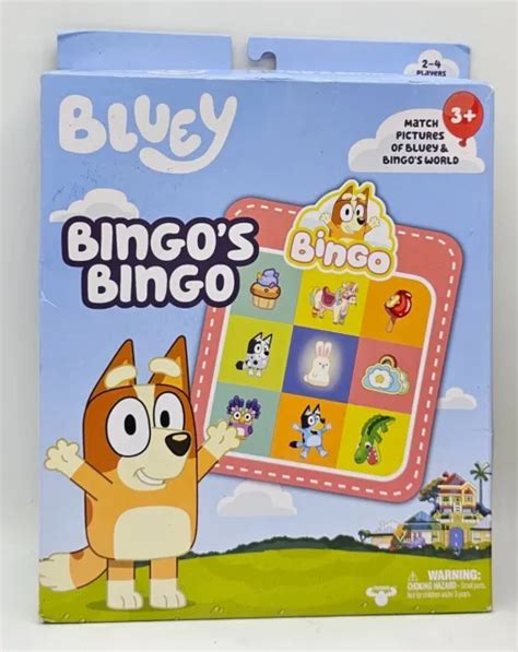 Bluey Bingos Bingo Card Game For 2 4 Players 800 Picclick