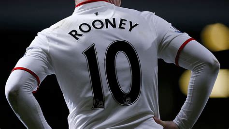 White And Black Rooney 10 Jersey Wayne Rooney Manchester United Soccer Sports Hd Wallpaper