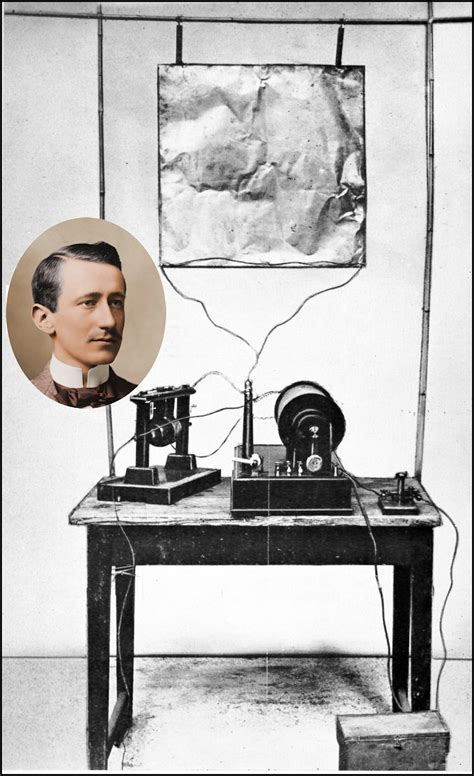 Guglielmo Marconi Demonstrates Wireless Telegraph In The U S