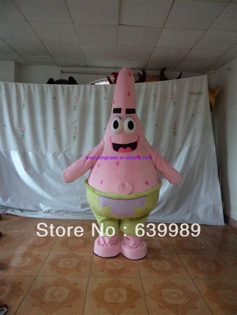 New Arrival 2014 Cartoon Character Adult Cute Pink Patrick Star Mascot