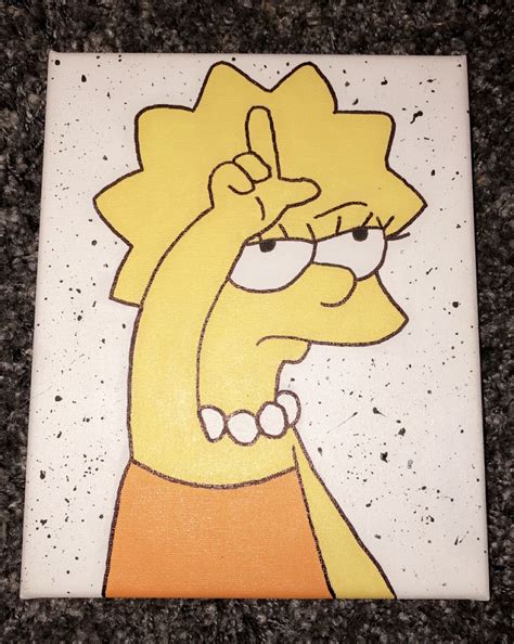 Art And Collectibles Simpson Painting Acrylic Pe