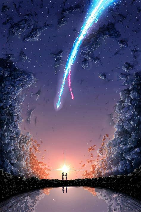 You can install this wallpaper on your desktop or on your mobile phone and other gadgets that support wallpaper. ปักพินโดย Bank VisKy ใน wallpaper anime | Pinterest | 君の名は アニメの風景 และ あなたの名前
