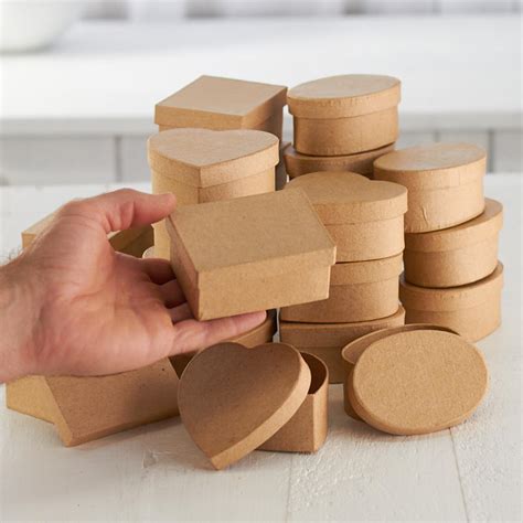 Bulk Assorted Paper Mache Boxes Paper Mache Basic Craft Supplies Craft Supplies Factory