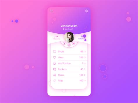 Android Profile Screen Ui Design Inspiration Onaircode Riset