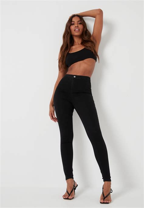 Black Vice Highwaisted Super Stretchy Skinny Jeans Missguided
