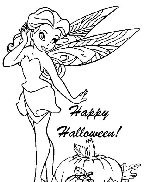Kbrguru Halloween Coloring Pages Fairy