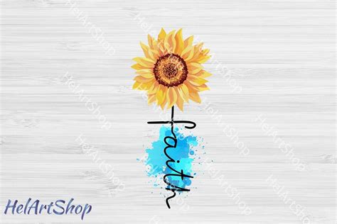 Free Svg Sunflower Faith Svg 9167 File For Free