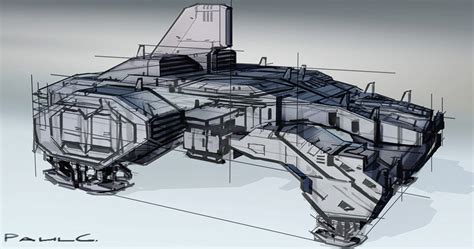 Sci Fi Vehicle Design Sketches By Paul Christopher Car Body Design