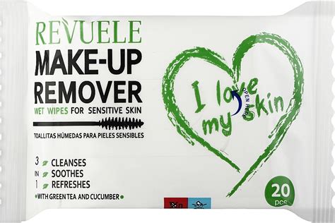 Revuele Make Up Remover I Love My Skin Wet Wipes For Sensitive Skin Chusteczki Do Demakijażu