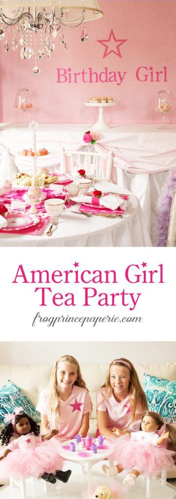 american girl tea party ideas frog prince paperie