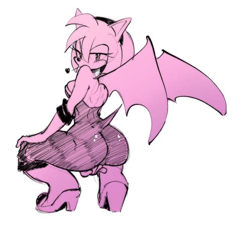 Rule 34 2d Amy Rose Anthro Ass Breasts Color Cosplay