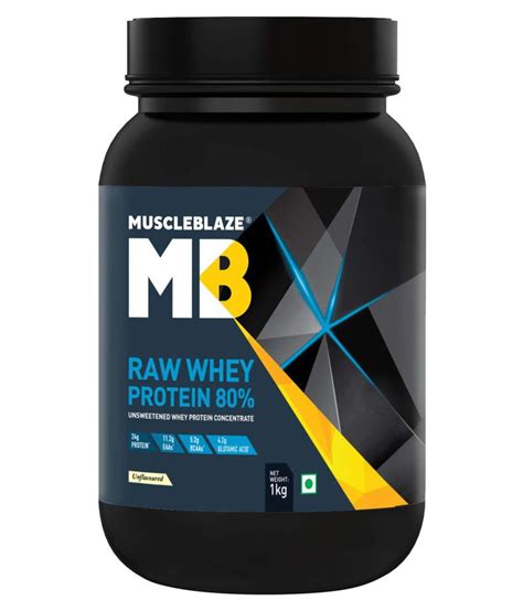 Muscle Blaze Raw Whey Protein 22 Lb 1 Kg Unflavoured 1 Kg Buy