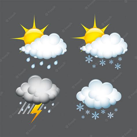 Premium Vector | A weather forecast with a weather forecast and a few