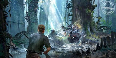 See The Exclusive Concept Art For Jurassic World Fallen Kingdom