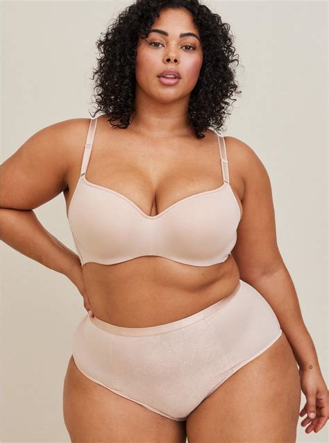 Plus Size Full Coverage Balconette Lightly Lined Smooth 360° Back