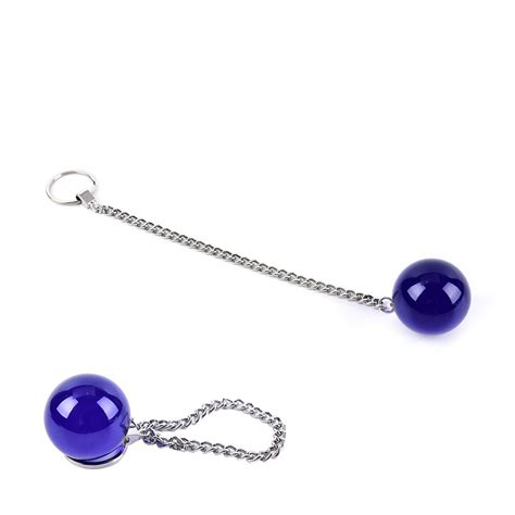 Blue Glass Vaginal Ball Anal Beads Ball Toy Crystal Butt Beads For