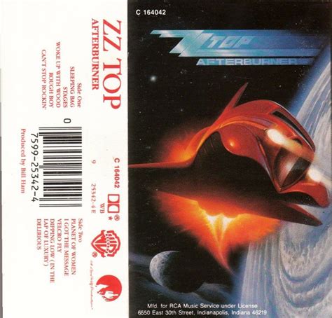 Zz Top Afterburner Cassette Album Club Edition Discogs