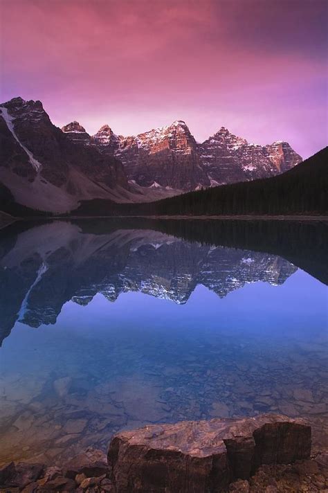 Moraine Lakes Valley Of The Ten Peaks By Richard Wear Beautiful