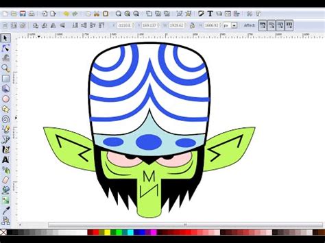 Mojo jojo coloring pages at getcoloringscom free template. Inkscape Tutorial - How To Draw Mojo jojo From Powerpuff ...