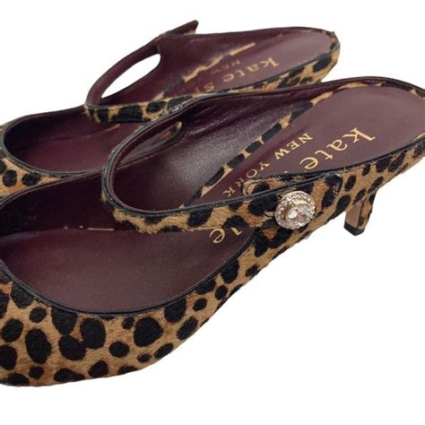 Kate Spade Shoes Kate Spade Marisol Leopard Print Mary Jane Mule