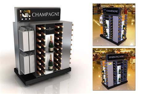 Moet Hennessy Champagne Center Floor Display Champagne Sparkling
