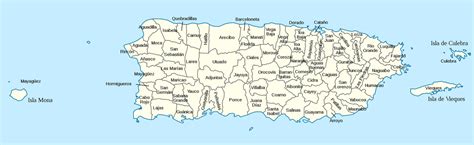 La Mapa De Puerto Rico