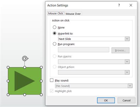 Action button to run macro if condition is met