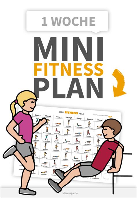 Die app pumatrac vom sportbekleidungshersteller puma bietet eine vielfalt an verschiedenen workouts für zuhause. Mini-Fitness-Plan für 1 Woche (Homeschooling, Workout für ...