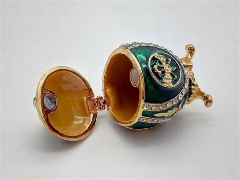 Miniature Replicas Of A Faberge Egg Double Headed Etsy
