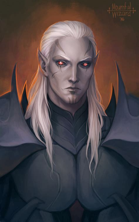 An Image Of A Man With White Hair And Red Eyes In Front Of A Dark
