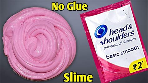 How To Make Slime Without Glue Or Activator With Shampoo No Glue