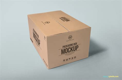 Packaging Box Mockup Free Psd Download Zippypixels