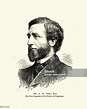 Arthur Peel Mp Speaker Of House Of Commons 1884 Stock Illustration ...