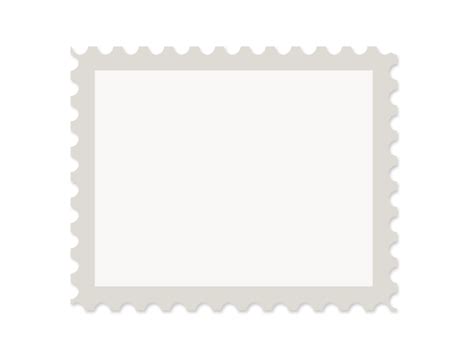 Postage Stamp Template Free Png Isolated Objects