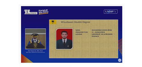 Undip Luluskan Mahasiswa Program Double Degree Dan Mahasiswa