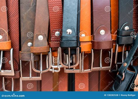 Store In Hoi An Selling Custom Leather Stock Photo Image Of Flip