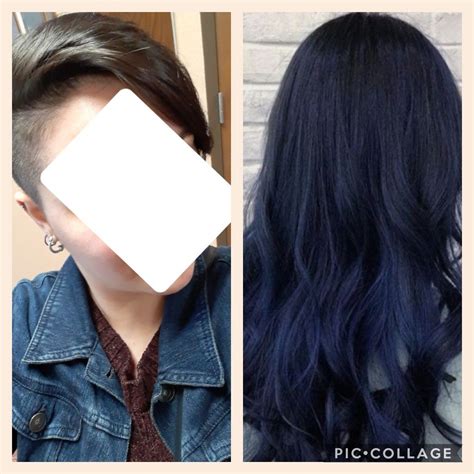 Pastel blue hair can give a traditional hairstyle a bit of flair, dazzling onlookers from the range and complexity of blue pastel tones within the locks of your hair. Want to dye my hair (left) dark blue (right). Could I ...