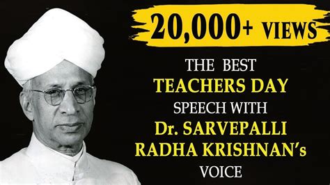 Messages Of Dr Sarvepalli Radhakrishnan Teachers Day Speech Venus