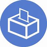 Icon Election Outline Polling Circle Icons Iconarchive