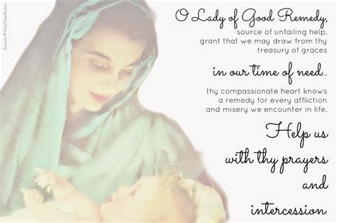 In A Time Of Uncertainty A Prayer To Our Lady Of Good Remedy Totus
