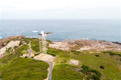 View Over Remote Green Cape Lighthouse The Southernmost Lighthouse In