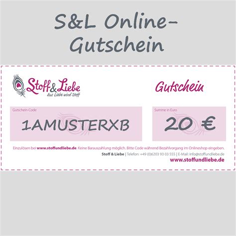 Wie verwende ich den bauhaus gutschein online? Stoffe online kaufen | Stoff & Liebe | Online Shop-Gutschein 20