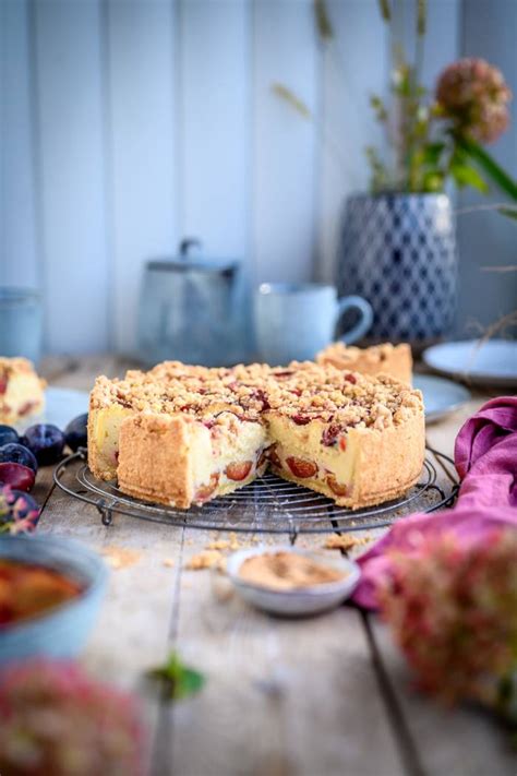Feiner kuchen aus blätterteig mit leckerer, süßen füllung und saureren pflaumen. Griesspudding Kuchen mit Pflaumen (13) ⋆ Knusperstübchen