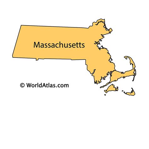 Massachusetts Maps And Facts Weltatlas