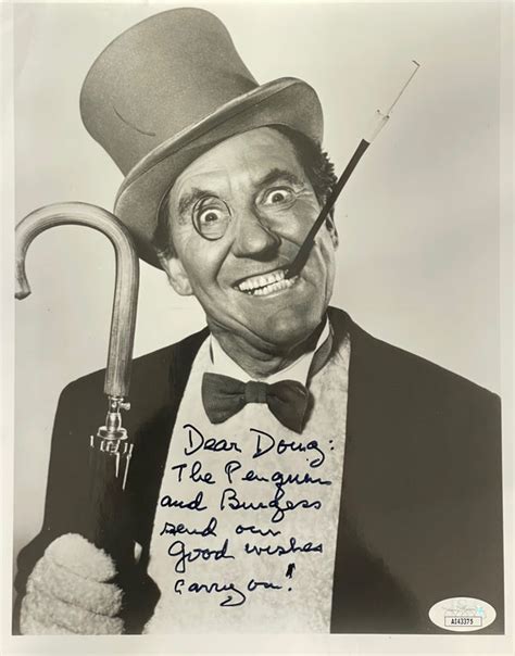 Burgess Meredith Autographed 8x10 Celebrity Photo Jsa Hollywood Collectibles