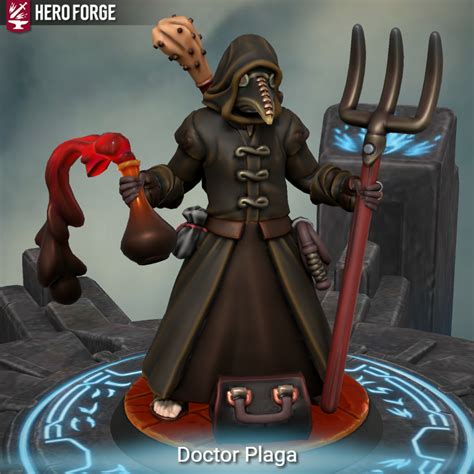 Doctor Plaga Made With Hero Forge Character Design Dnd Characters